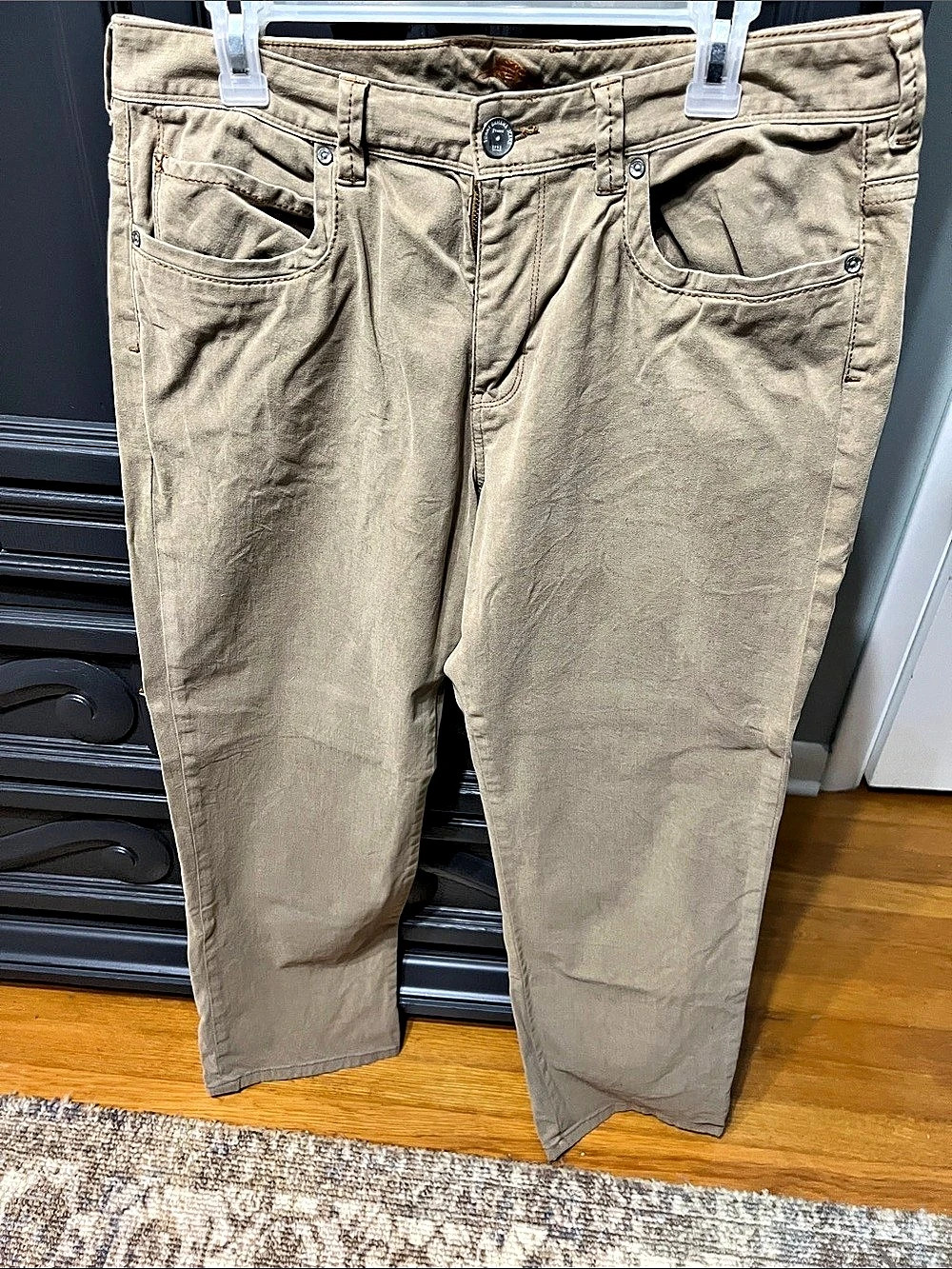 Tommy Bahama Men's Straight Leg Pants Waist 34 Brown Cotton x 30 length